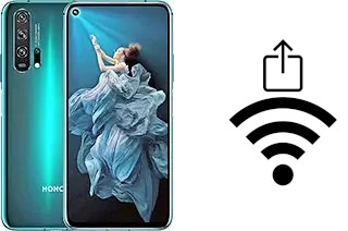 Générer un QR code avec la clé Wifi sur un Honor 20 Pro