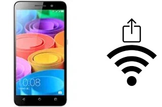 Générer un QR code avec la clé Wifi sur un Honor 4X