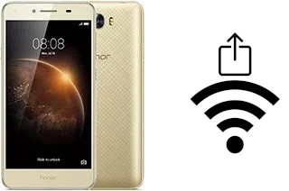 Générer un QR code avec la clé Wifi sur un Honor 5A