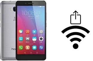 Générer un QR code avec la clé Wifi sur un Honor 5X