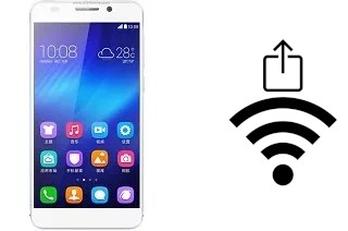 Générer un QR code avec la clé Wifi sur un Honor 6