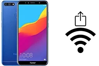 Générer un QR code avec la clé Wifi sur un Honor 7A