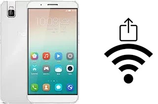 Générer un QR code avec la clé Wifi sur un Honor 7i