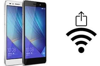 Générer un QR code avec la clé Wifi sur un Honor 7