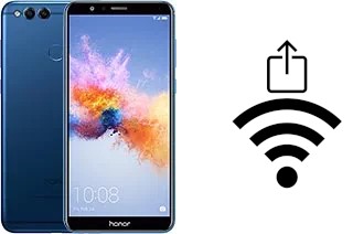 Générer un QR code avec la clé Wifi sur un Honor 7X