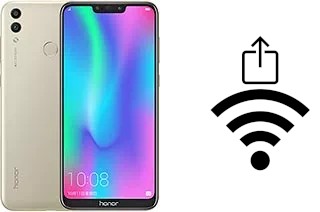 Générer un QR code avec la clé Wifi sur un Honor 8C