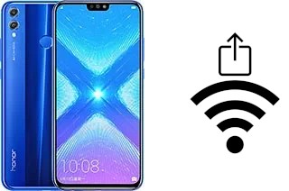 Générer un QR code avec la clé Wifi sur un Honor 8X