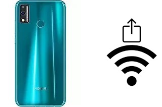 Générer un QR code avec la clé Wifi sur un Honor 9X Lite