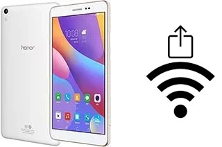 Générer un QR code avec la clé Wifi sur un Honor Pad 2