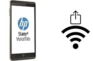 Générer un QR code avec la clé Wifi sur un HP Slate6 VoiceTab