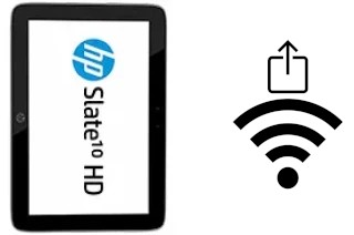 Générer un QR code avec la clé Wifi sur un HP Slate10 HD