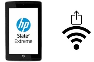 Générer un QR code avec la clé Wifi sur un HP Slate7 Extreme