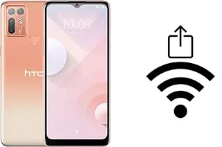 Générer un QR code avec la clé Wifi sur un HTC Desire 20+