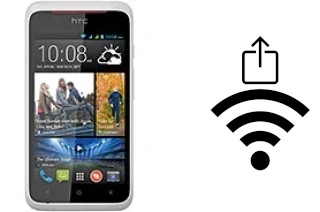 Générer un QR code avec la clé Wifi sur un HTC Desire 210 dual sim