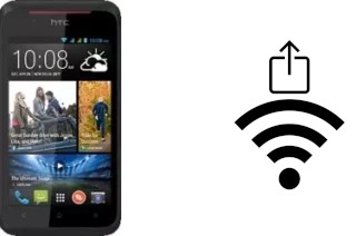 Générer un QR code avec la clé Wifi sur un HTC Desire 210