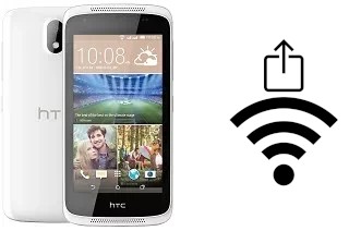 Générer un QR code avec la clé Wifi sur un HTC Desire 326G dual sim