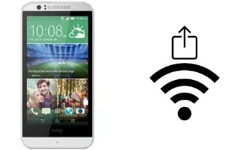 Générer un QR code avec la clé Wifi sur un HTC Desire 510