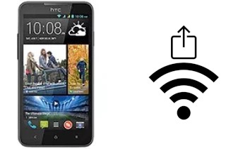 Générer un QR code avec la clé Wifi sur un HTC Desire 516 dual sim