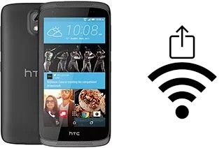 Générer un QR code avec la clé Wifi sur un HTC Desire 526