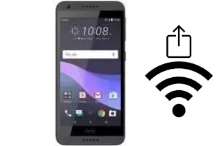 Générer un QR code avec la clé Wifi sur un HTC Desire 555