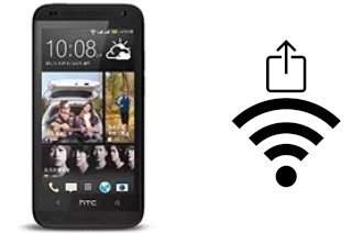 Générer un QR code avec la clé Wifi sur un HTC Desire 601 dual sim