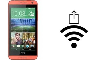 Générer un QR code avec la clé Wifi sur un HTC Desire 610