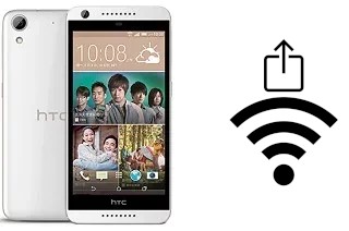 Générer un QR code avec la clé Wifi sur un HTC Desire 626