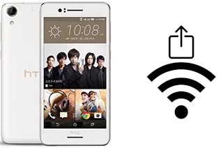 Générer un QR code avec la clé Wifi sur un HTC Desire 728 dual sim