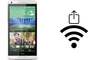 Générer un QR code avec la clé Wifi sur un HTC Desire 816G dual sim