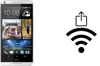 Générer un QR code avec la clé Wifi sur un HTC Desire 816 Dual