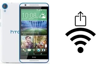 Générer un QR code avec la clé Wifi sur un HTC Desire 820