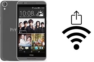 Générer un QR code avec la clé Wifi sur un HTC Desire 820G+ dual sim