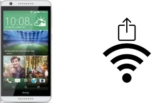 Générer un QR code avec la clé Wifi sur un HTC Desire 820s