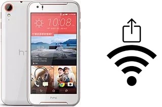 Générer un QR code avec la clé Wifi sur un HTC Desire 830