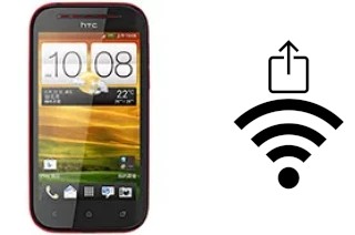 Générer un QR code avec la clé Wifi sur un HTC Desire P