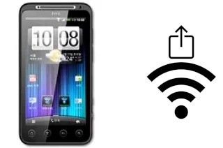 Générer un QR code avec la clé Wifi sur un HTC Evo 4G+