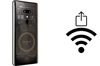 Générer un QR code avec la clé Wifi sur un HTC Exodus 1