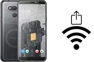 Générer un QR code avec la clé Wifi sur un HTC Exodus 1s