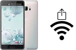 Générer un QR code avec la clé Wifi sur un HTC U Ultra