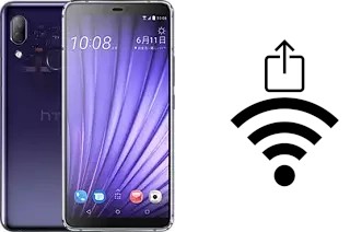 Générer un QR code avec la clé Wifi sur un HTC U19e