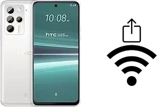 Générer un QR code avec la clé Wifi sur un HTC U23 Pro