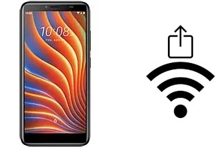 Générer un QR code avec la clé Wifi sur un HTC Wildfire E1 lite