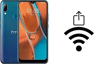 Générer un QR code avec la clé Wifi sur un HTC Wildfire E2