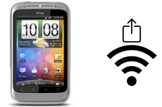 Générer un QR code avec la clé Wifi sur un HTC Wildfire S