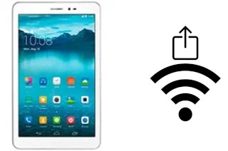 Générer un QR code avec la clé Wifi sur un Huawei MediaPad T1 8.0