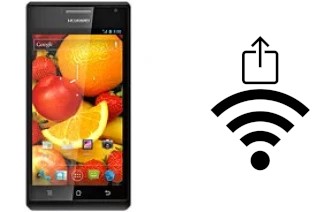 Générer un QR code avec la clé Wifi sur un Huawei Ascend P1