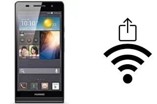 Générer un QR code avec la clé Wifi sur un Huawei Ascend P6