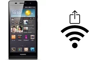 Générer un QR code avec la clé Wifi sur un Huawei Ascend P6 S