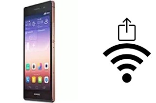 Générer un QR code avec la clé Wifi sur un Huawei Ascend P7 Sapphire Edition