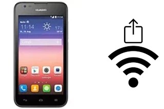 Générer un QR code avec la clé Wifi sur un Huawei Ascend Y550